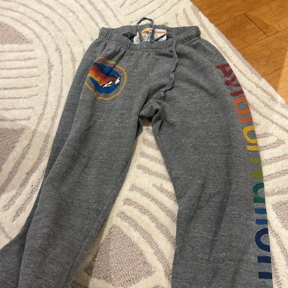 Grey Aviator Nation Sweatpants - Picture 2 of 4